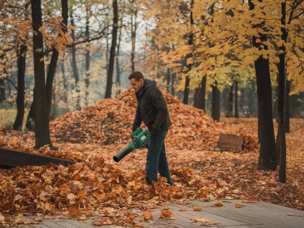 Automne : le souffleur de jardin, un outil indispensable pour les grands jardins arborés